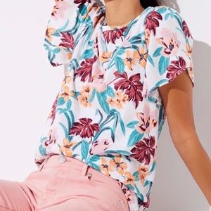 LOFT Vintage Petal Sleeve Tee